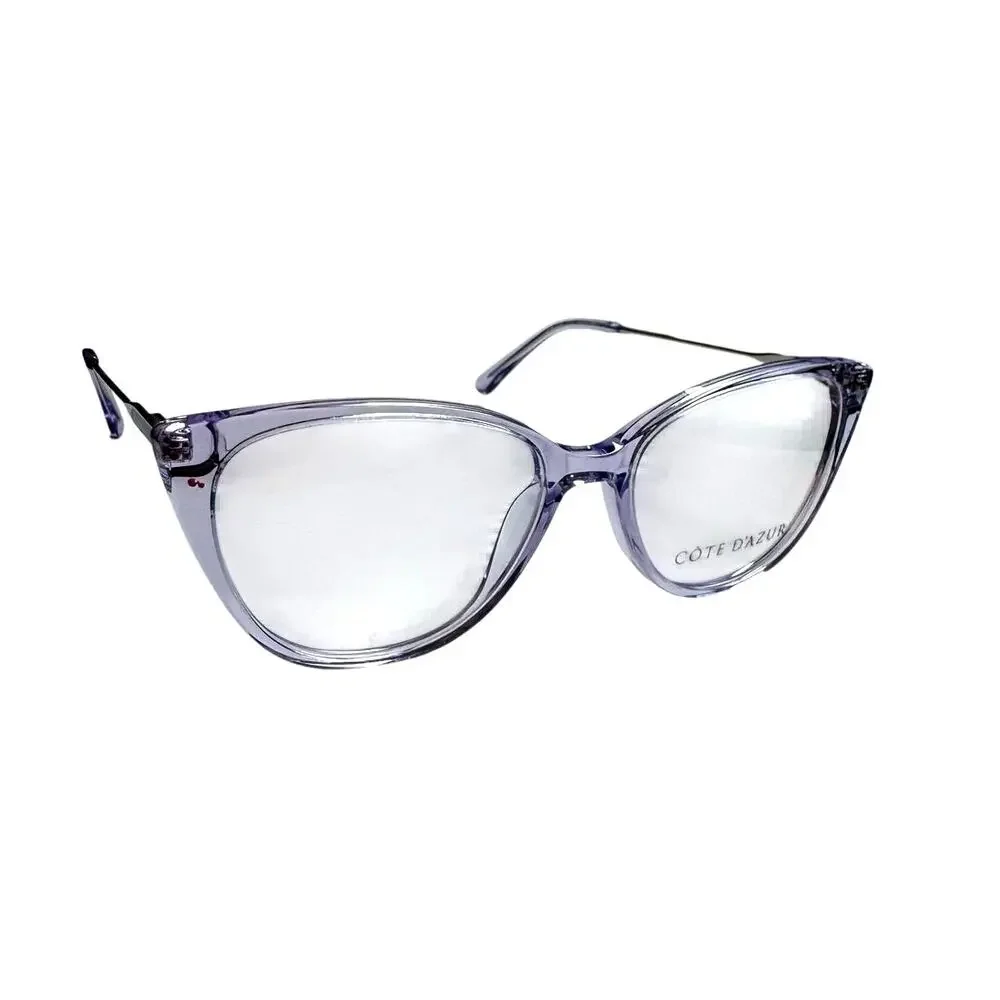 NEW Cote d'Azur 336 Lilac Silver Eyeglasses